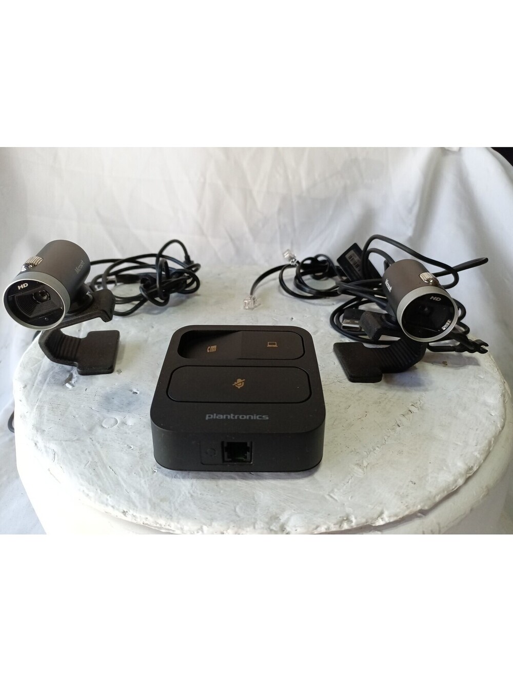 Plantronics MDA100 QD Switch 205255-01 USB Headset Adapter Disconnect Tested